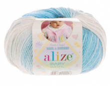 Baby wool batik Alize-7543